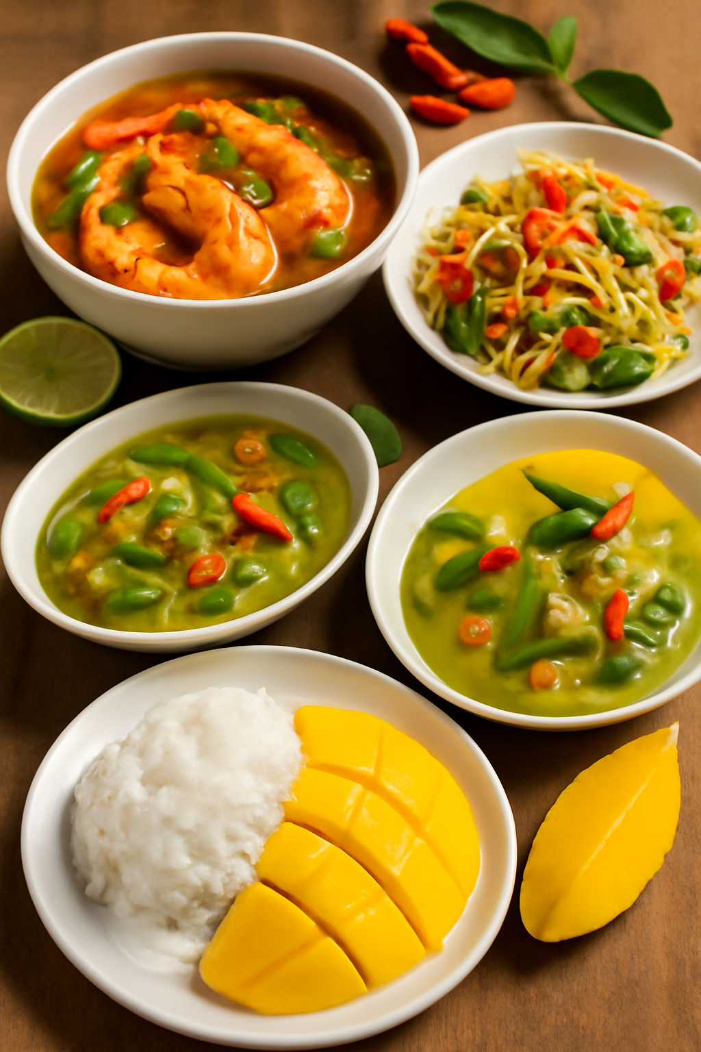 อาหารไทย: ประสบการณ์รสชาติที่หลากหลายจากรสเผ็ด เปรี้ยว และหวาน
