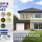 Tren Warna Cat Rumah 2026, Aquaproof Warm & Earthy Tones