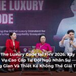 Cracking The Luxury Code tại FHV 2026: Xây Chuẩn Mực Dịch Vụ Cao Cấp Từ Đội Ngũ Nhân Sự — Bài Toán Mà Không Gian Và Thiết Kế Không Thể Giải Thay
