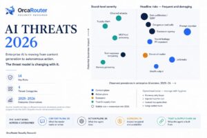 ในปี 2025 AI กลายเป็นพื้นผิวการโจมตี ในปี 2026 OrcaRouter ทำให้การป้องกันเป็นของฟรี
