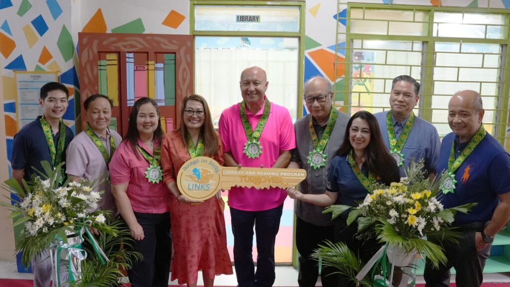 Jean Henri Lhuillier through the San Marino Consulate and LINKS Ph Turn a New Page in Literacy with the 30th Hooked on Books Library