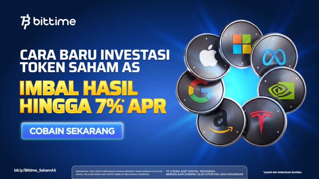 Minat Investor Indonesia terhadap Aset AI Global Meningkat, Bittime Luncurkan Fitur Earn pada Tokenized US Stocks