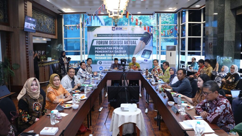 Indonesia’s Ministry of Home Affairs Holds Topical Discussion Forum, Strengthening Local Government’s Role in Free Health Check Program Follow-Up