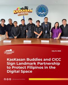 KasKasan Buddies and CICC Sign Landmark Partnership to Protect Filipinos in the Digital Space