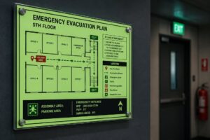 Bescost Printing Offers Glow-in-the-Dark Evacuation Plan Printing for Philippine Business Compliance