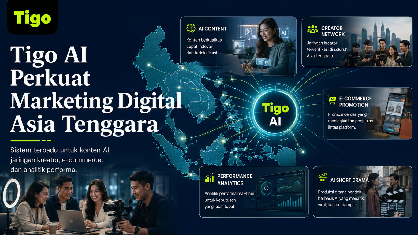Tigo Bawa Produksi Short Drama ke Level Baru: 100 Episode Bisa Dibuat dalam 1 Hari