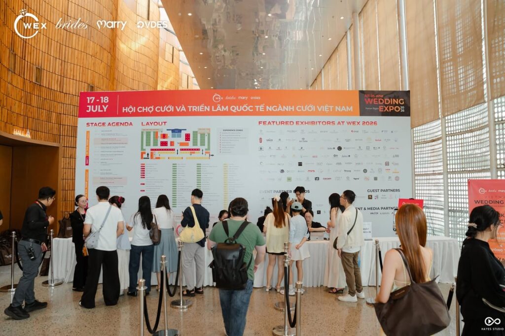 WEX 2026 qua những con số: Hai ngày kết nối và những dấu ấn của triển lãm cưới quy mô khu vực
