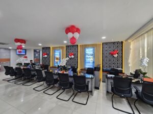 Semarak HUT ke-81 RI, BRI BO Kemayoran Percantik Kantor dengan Dekorasi Merah Putih
