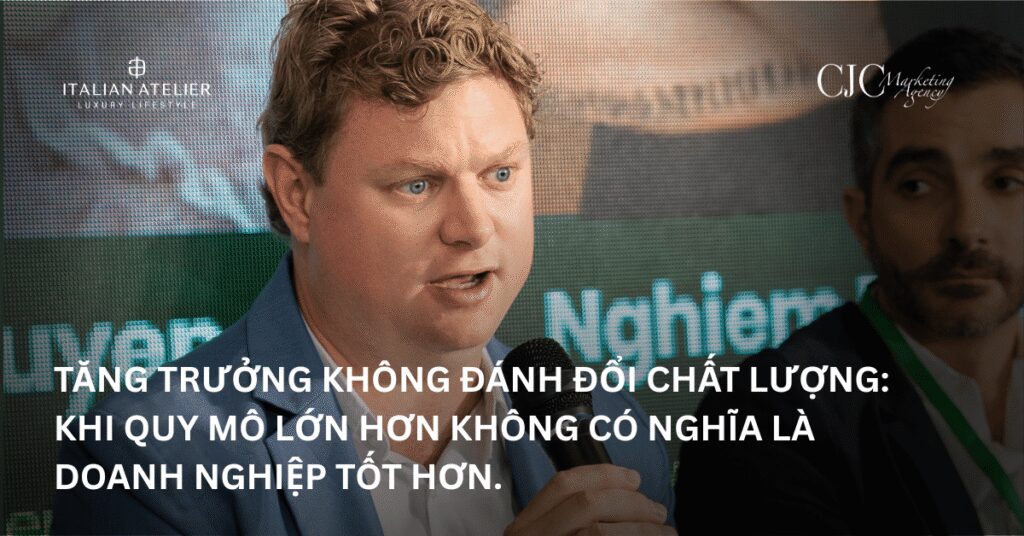 Tăng trưởng không đánh đổi chất lượng: Khi quy mô lớn hơn không có nghĩa là doanh nghiệp tốt hơn.