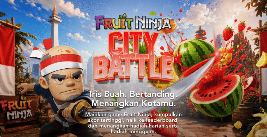 HeroPlay Luncurkan Fruit Ninja City Battle Merdeka Edition, Ajak Gamer Indonesia Bermain untuk Kotanya