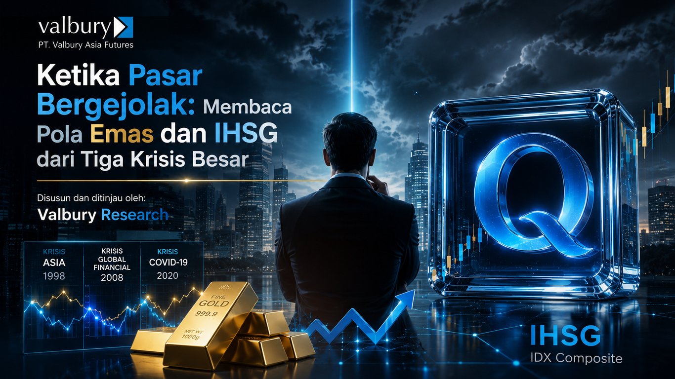 Ketika Pasar Bergejolak: Membaca Pola Emas dan IHSG dari Tiga Krisis Besar