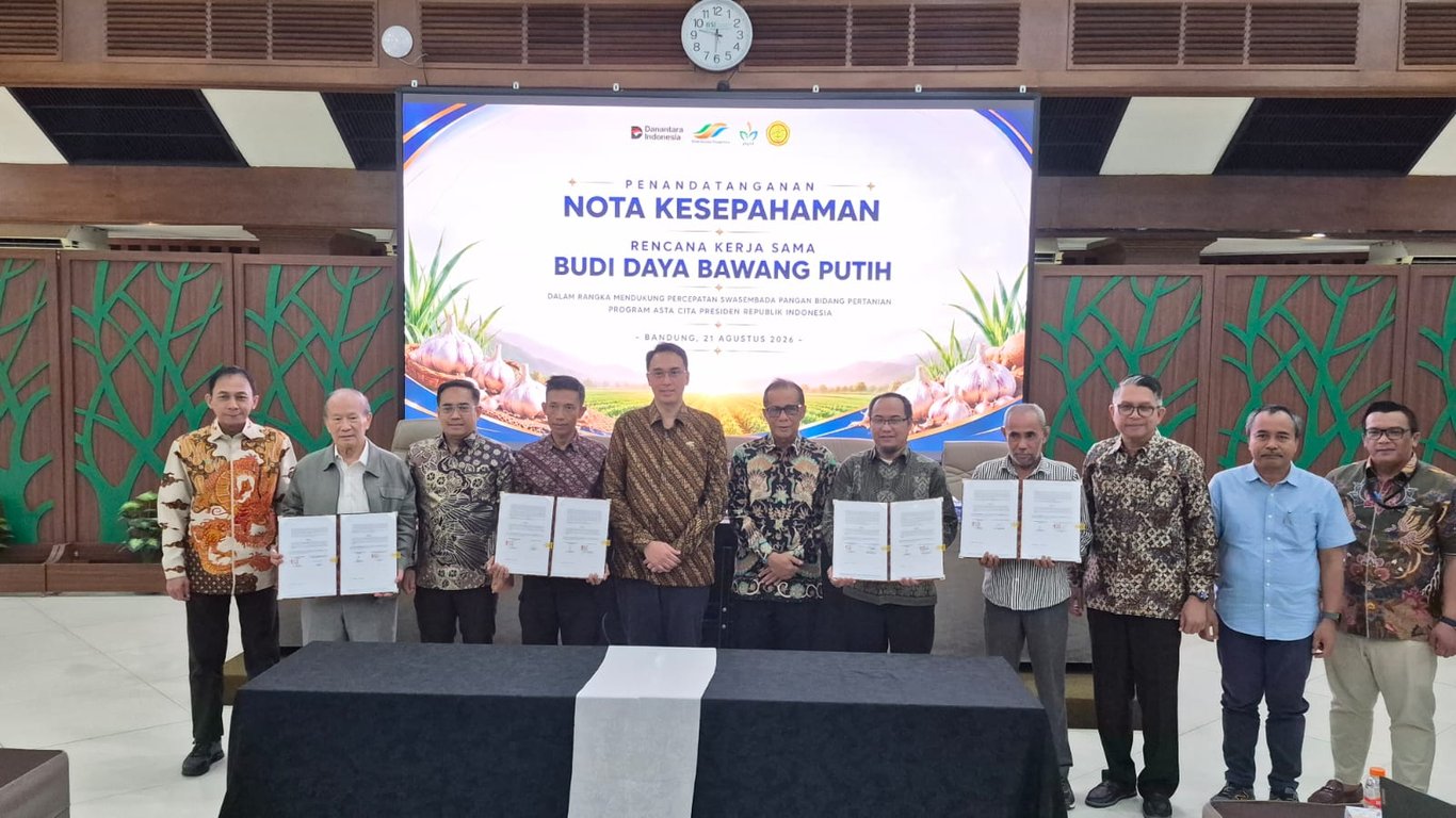 PTPN Group Akselerasi Swasembada Bawang Putih Nasional