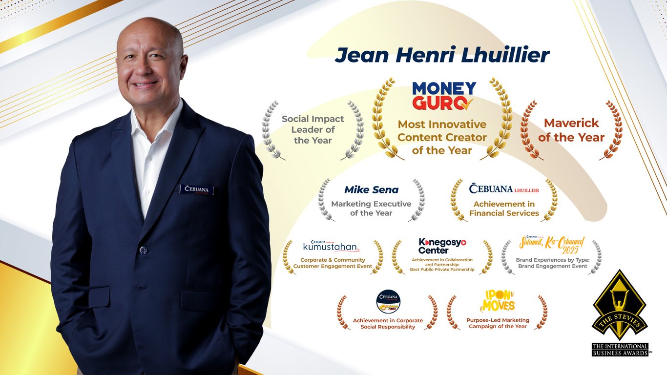 Cebuana Lhuillier Triumphs at the Stevie®  International Business Awards with Global Recognition for Leadership, Innovation, and Social Impact