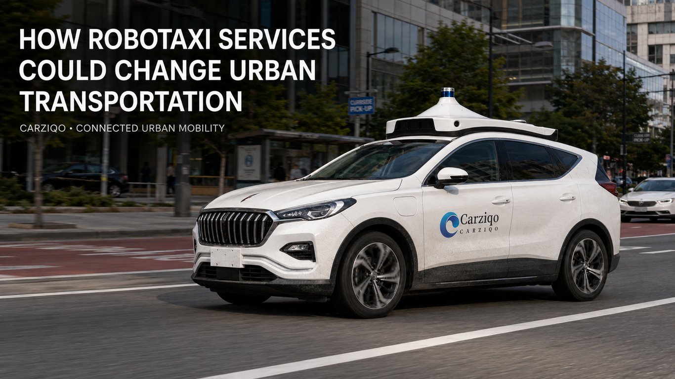How Robotaxi Services Could Change Urban Transportation