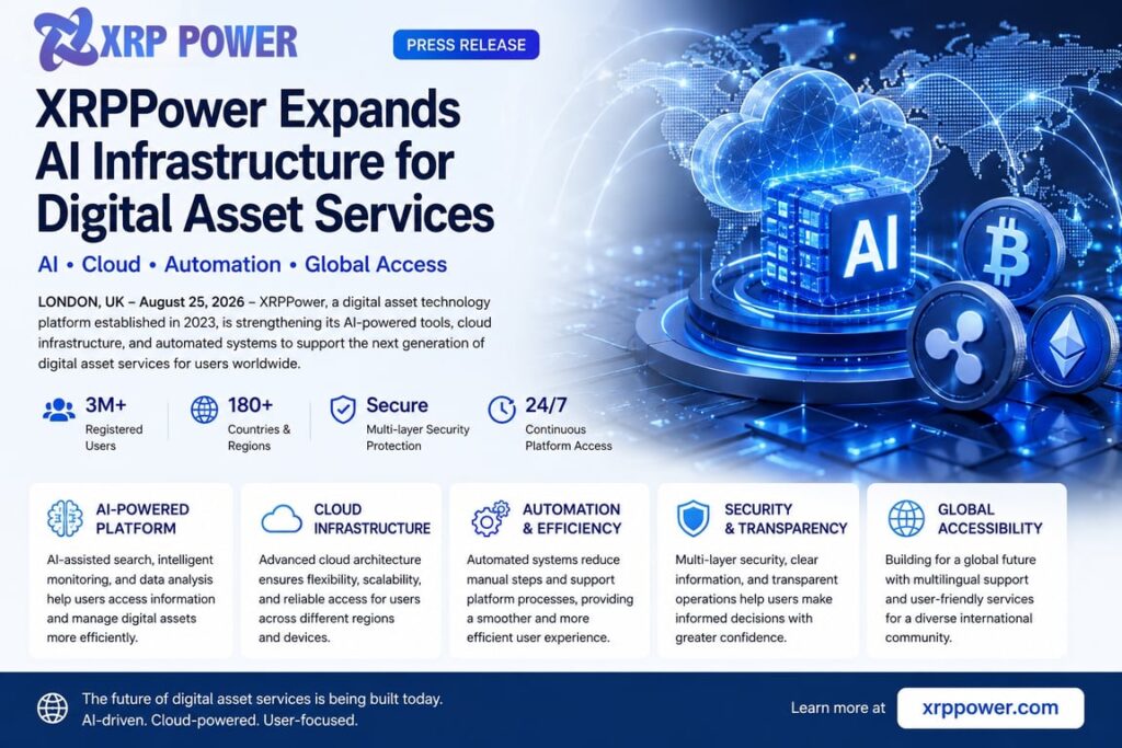 XRPPower Expands AI Infrastructure for Digital Asset Services