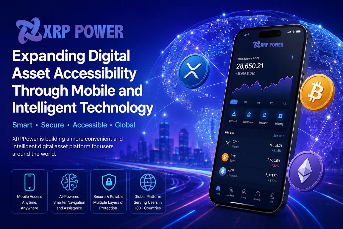 XRPPower Expands Digital Asset Accessibility Through Mobile and Intelligent Technology