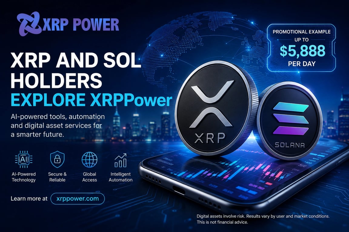 Users of XRP and SOL are flocking to xrp power, earning ,888 per day