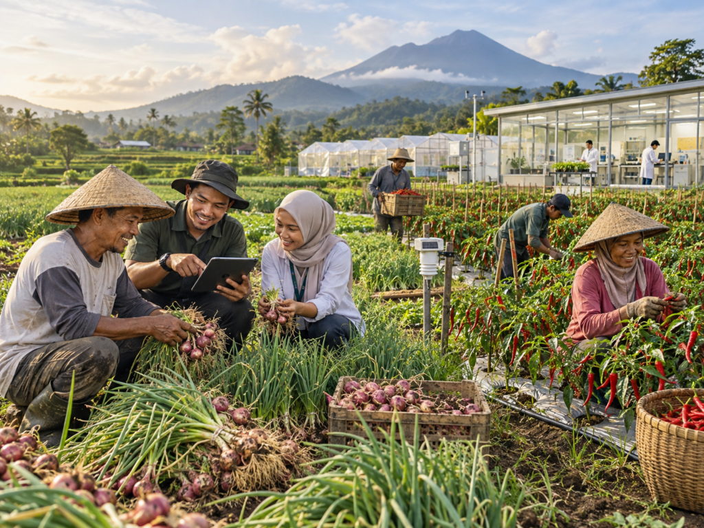 Startup Agritech Indonesia 2026: Ketika Riset Kampus dan Modal Ventura Ubah Nasib Petani Bawang Merah dan Cabai