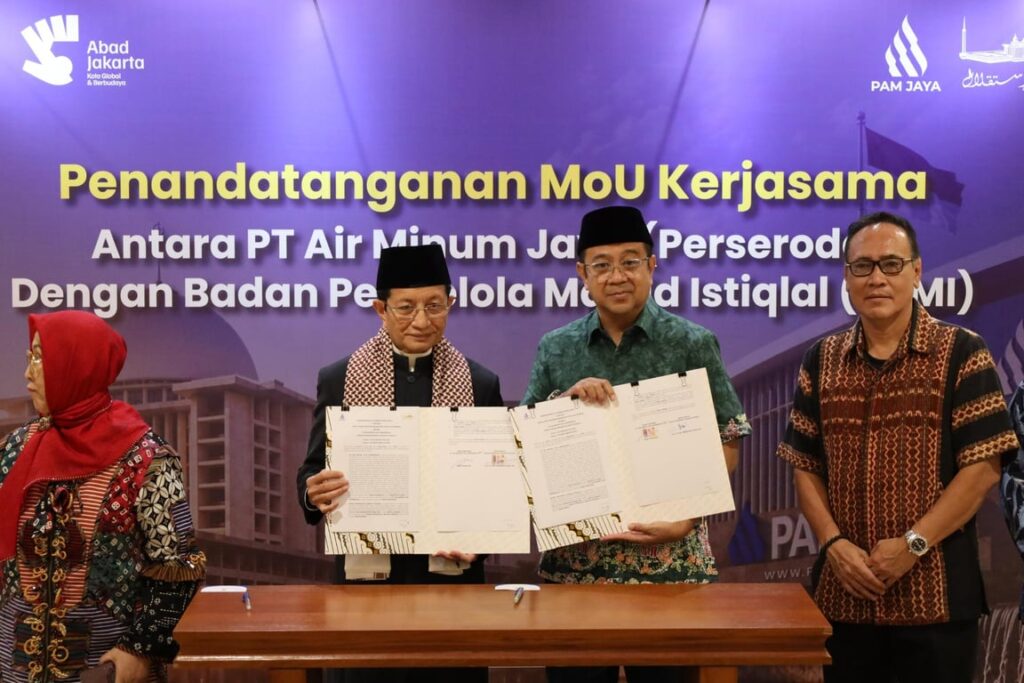 Hari Pelanggan Jadi Momentum, PAM JAYA Beri Air Gratis untuk Masjid Istiqlal