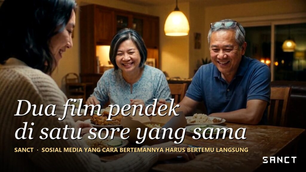 Sanct, Sosial Media yang Mengharuskan Bertemu Langsung untuk Berteman, Rilis Dua Film Pendek Jelang Peluncuran di Tiga Negara