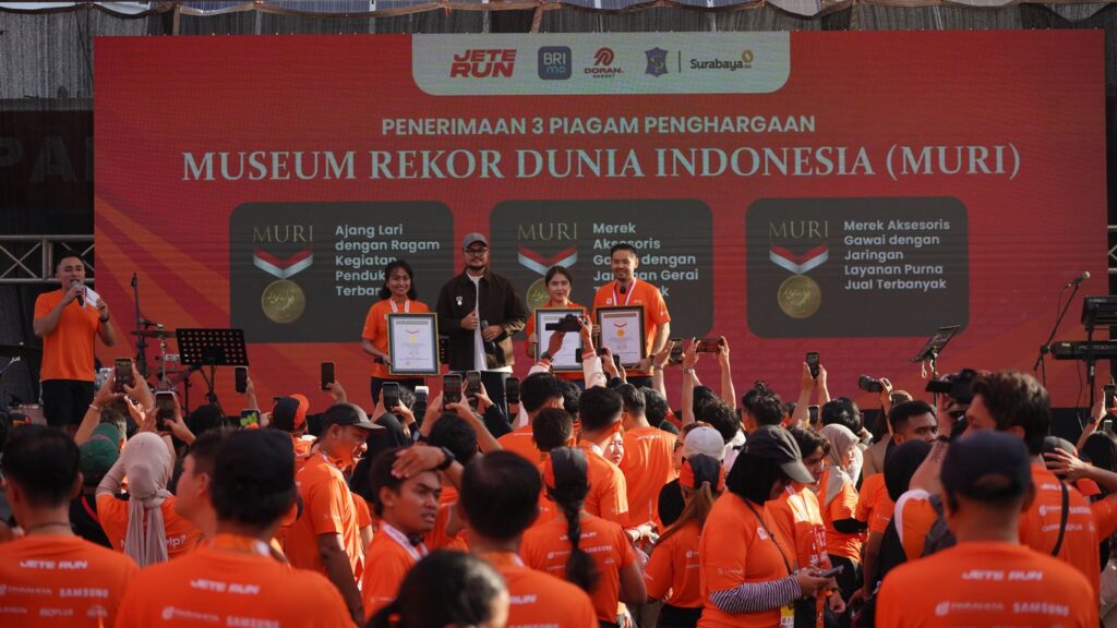 JETE Raih Tiga Rekor MURI di 2026: Perkuat Ekspansi Gerai, Layanan, dan Komunitas
