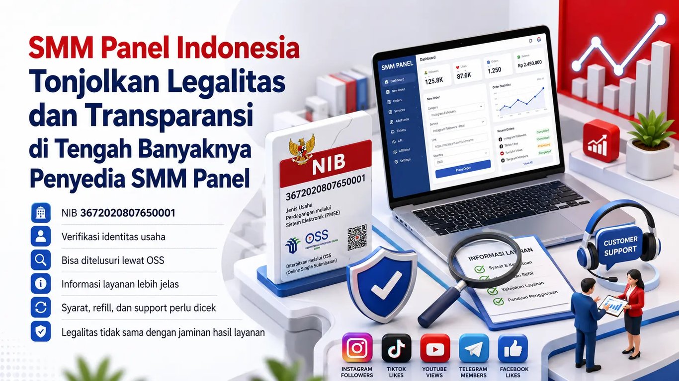 SMM Panel Indonesia Tonjolkan Legalitas dan Transparansi di Tengah Banyaknya Penyedia SMM Panel