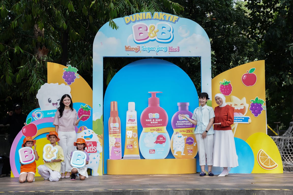 B&B menghadirkan rangkaian personal care Formulated for Kids untuk anak aktif  dan wangi seharian.