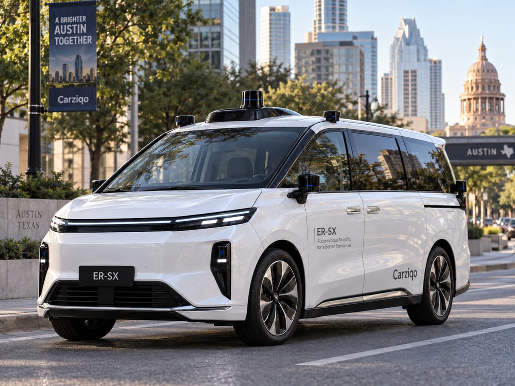Carziqo Launches ER-SX in Austin as Company Moves Toward Seven-Day Autonomous Fleet Operations