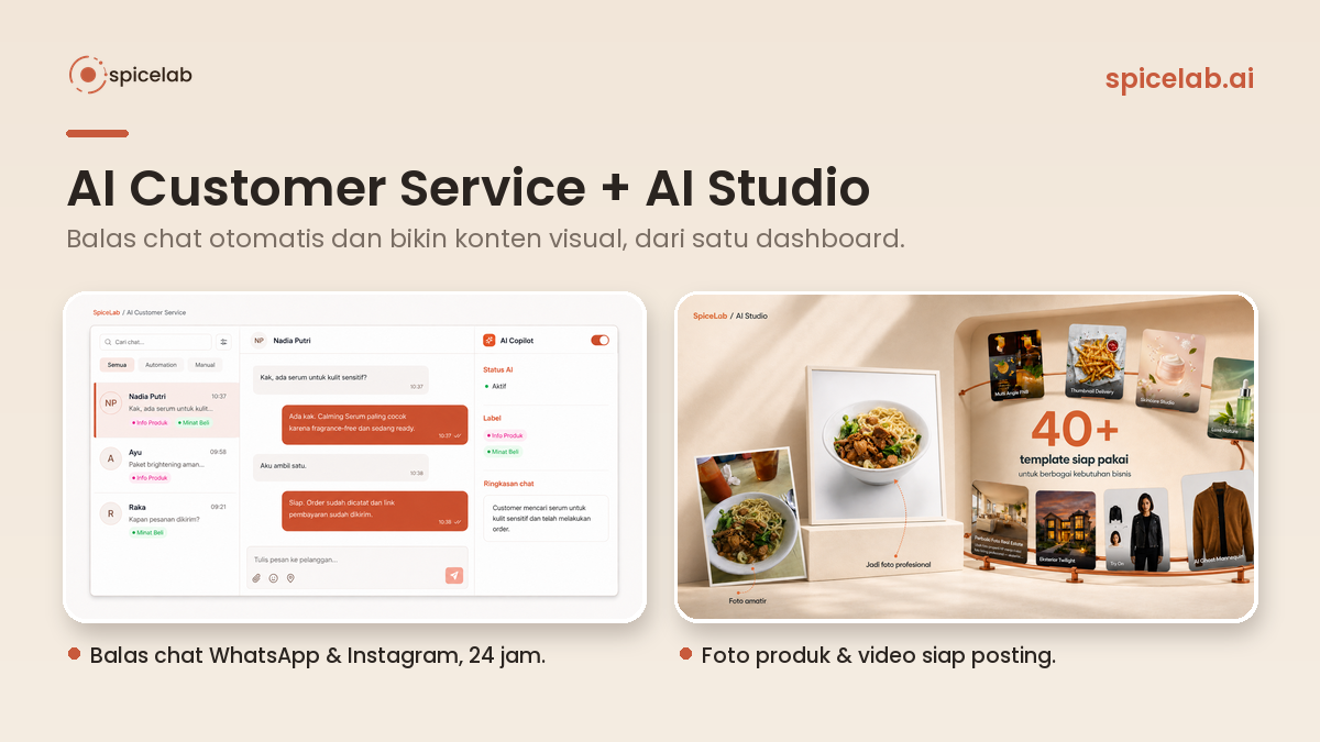 Spicelab.ai Resmi Hadir: Platform Marketing AI yang Bisa Diatur Sendiri oleh Pemilik Bisnis