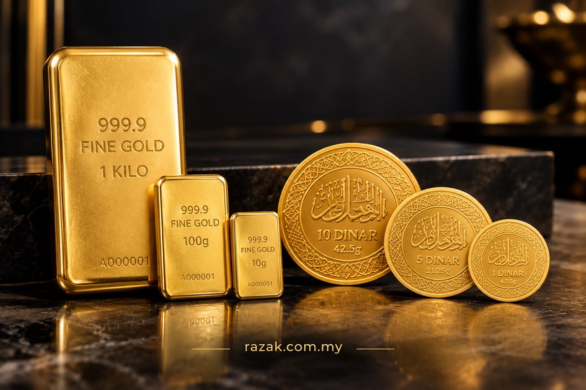Gold Bars or Gold Dinar? Abdul Razak Gold House Breaks Down What Malaysian Investors Should Know