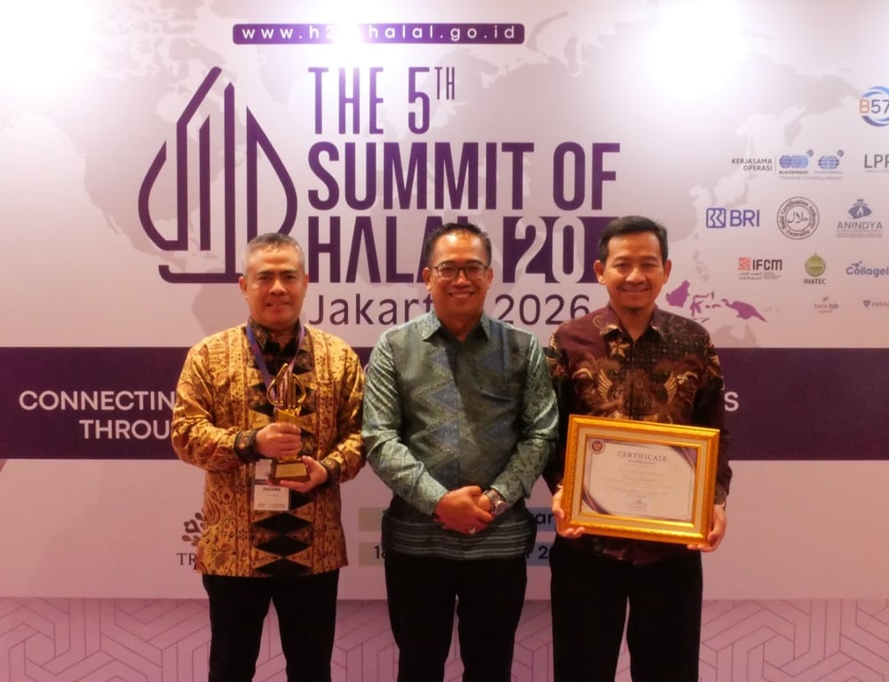 KOMBINASIKAN 130 AUDITOR HALAL DENGAN LABORATORIUM MOLEKULER DDPCR, SUCOFINDO RAIH PENGHARGAAN DI INDONESIA HALAL AWARDS 2026