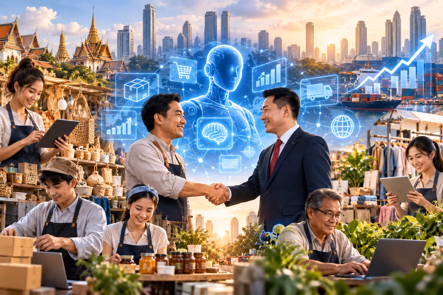 สมาพันธ์ SME ไทยเปิด 9 ภารกิจใหญ่ปี 2026 ดึง Agentic AI จาก Alibaba พลิกธุรกิจฐานราก