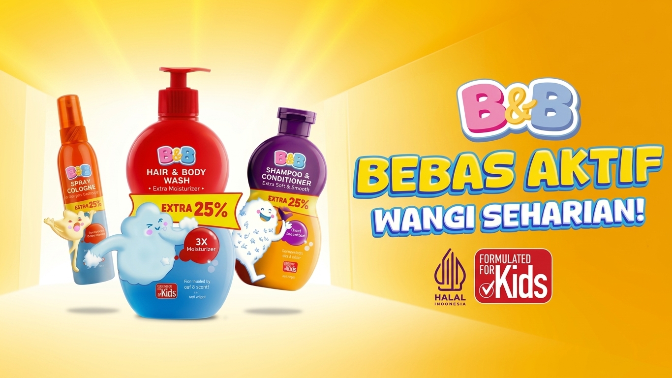 Mengapa Anak Punya Wangi Favorit? Ini Cerita di Balik Wangi B&B yang Menemani Anak Aktif Seharian