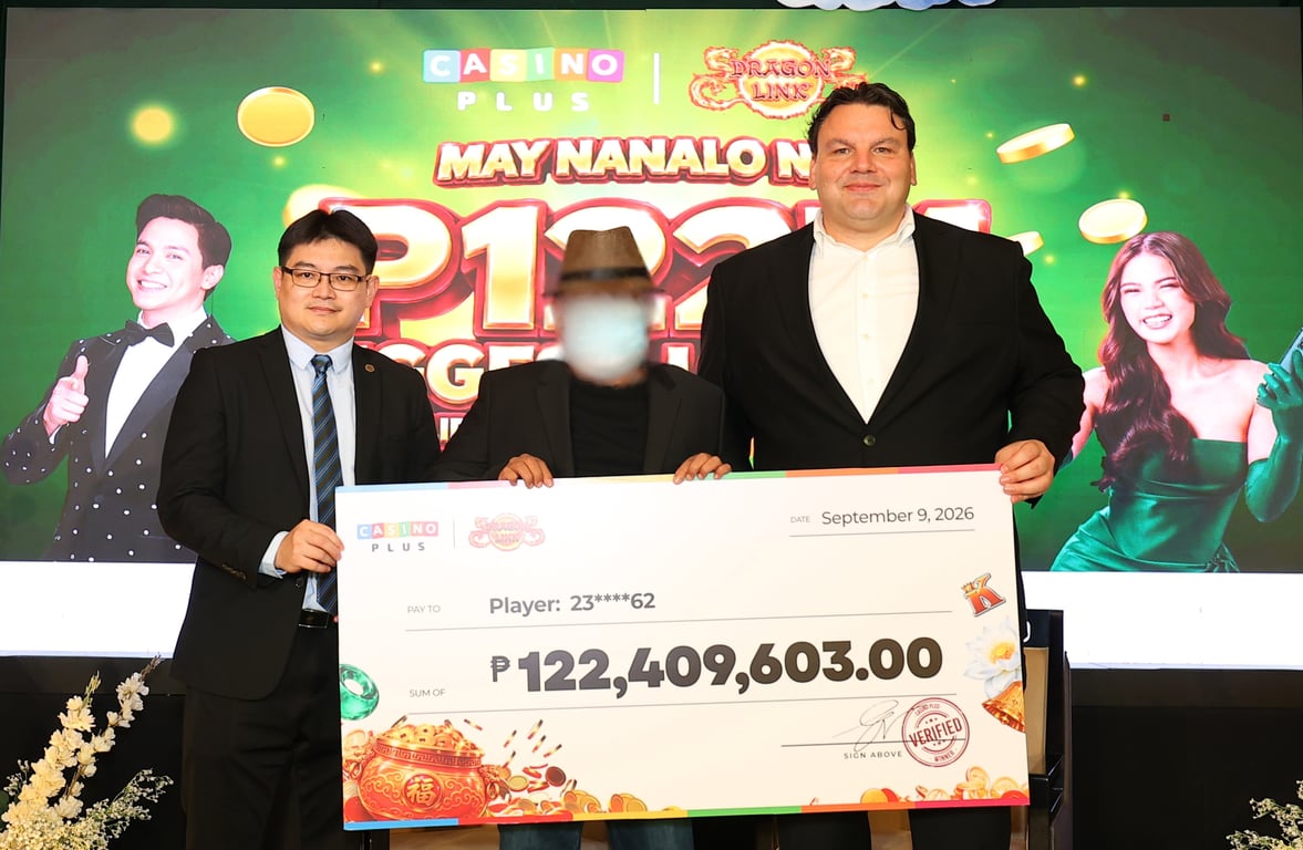 The Home of Historic Jackpot Wins: Casino Plus Pays Out ₱122.4-M, the Biggest Verified Slot Machine Jackpot in PH History