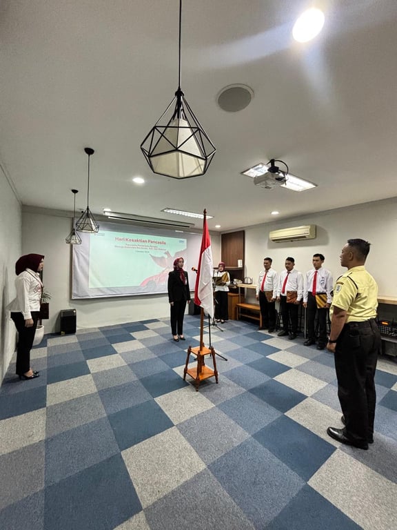 BRI BO Artha Gading Peringati Hari Kesaktian Pancasila dengan Khidmat dan Penuh Semangat Kebangsaan