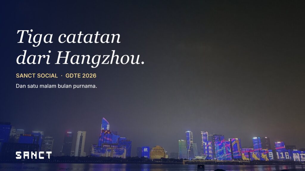 Tiga Catatan dari Hangzhou: Pendiri Sanct Social soal Dukungan Tiongkok untuk Startup, Pembagian Peran Antarkota, dan Malam Bulan Purnama yang Menggerakkan Satu Kota