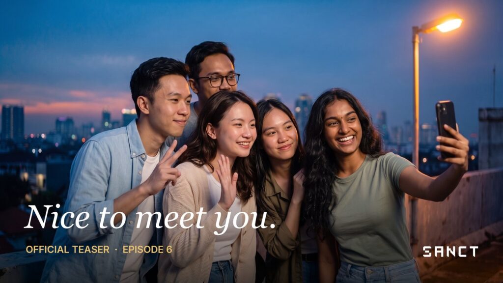 Friends on Sanct Social are added by meeting in person: Episode 6 follows one day in Jakarta with friends from Singapore and Malaysia
