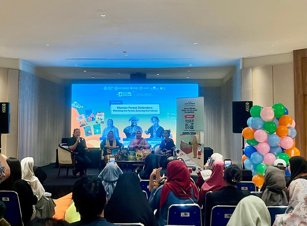 Lima Buku Cerita Anak Bawa Kisah Perempuan Penjaga Hutan ke Indonesia International Book Fair 2026