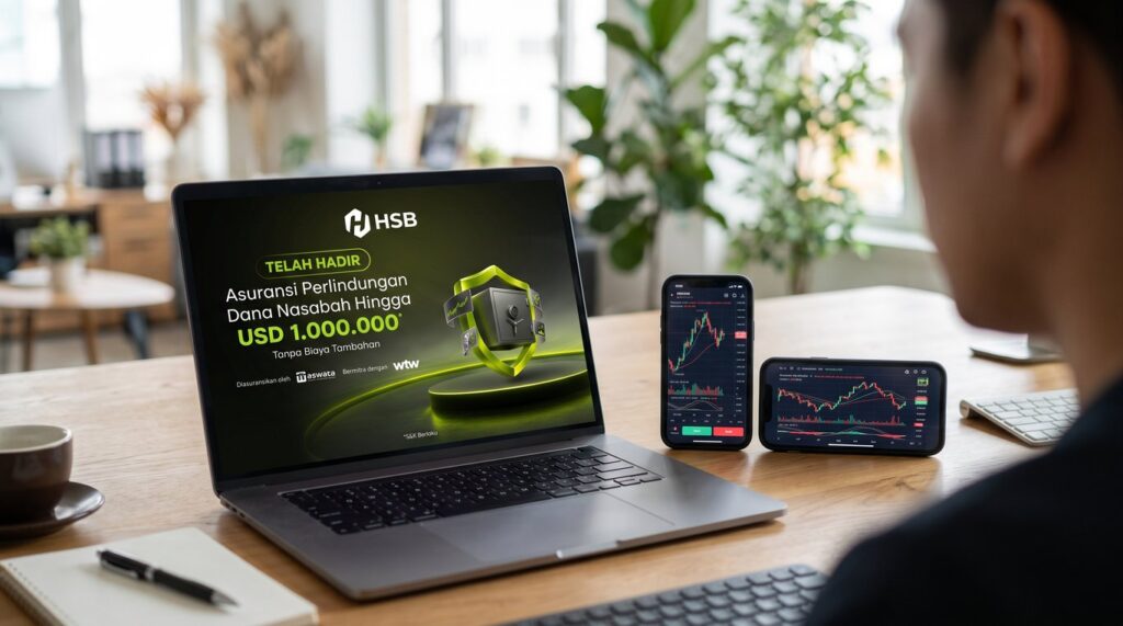 Trading di HSB Investasi Dapat Fasilitas Perlindungan Ekstra Dana Tanpa Potongan Biaya
