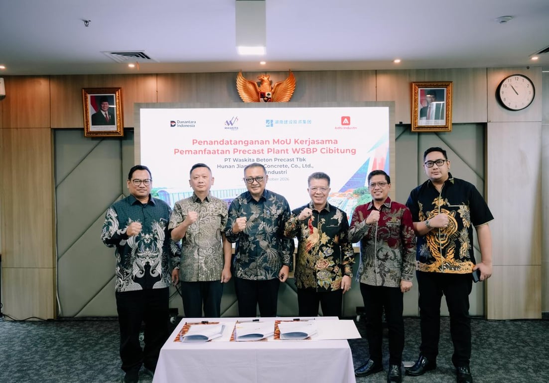 Waskita Beton Precast Optimalkan Aset melalui Kerja Sama Pemanfaatan Precast Plant WSBP Cibitung