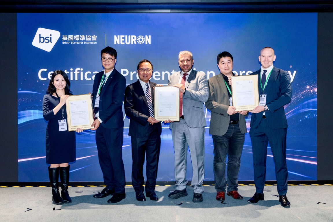 Neuron Digital becomes first smart technology company globally to achieve BSI Kitemark™ for Digital Twins