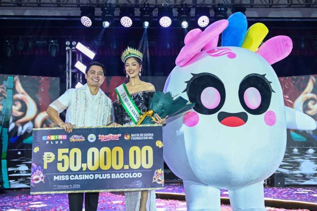 Casino Plus Energizes Bacolod During ‘Hataw MassKara!’ Opening; Crowns First-Ever Miss Casino Plus Bacolod