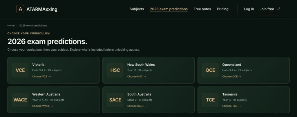 2026 Exam Predictors: Targeted Practice for 158 Year 12 Subjects