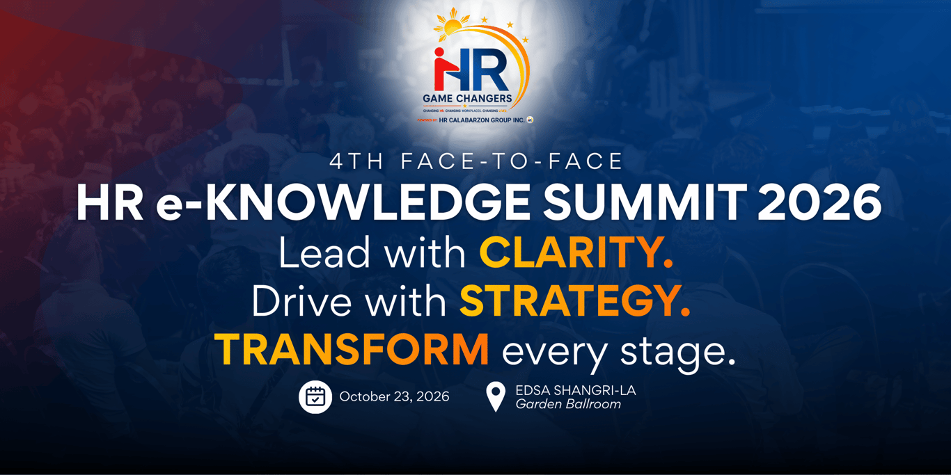 The Future of HR Is Here: 4th HR e-Knowledge Summit 2026 Challenges Philippine Organizations to Lead the AI Revolution