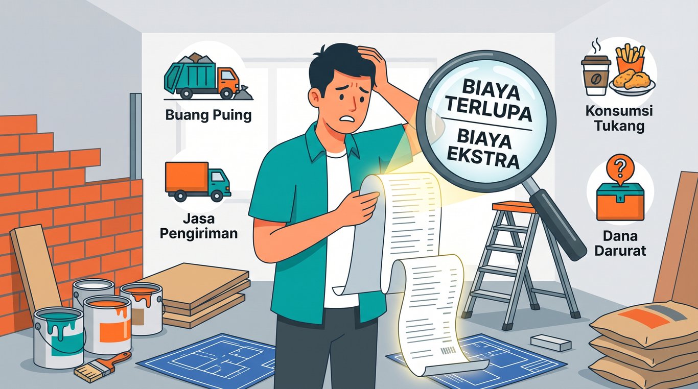 Anggaran Renovasi Selalu Meleset? Pos Ini Sering Terlupa