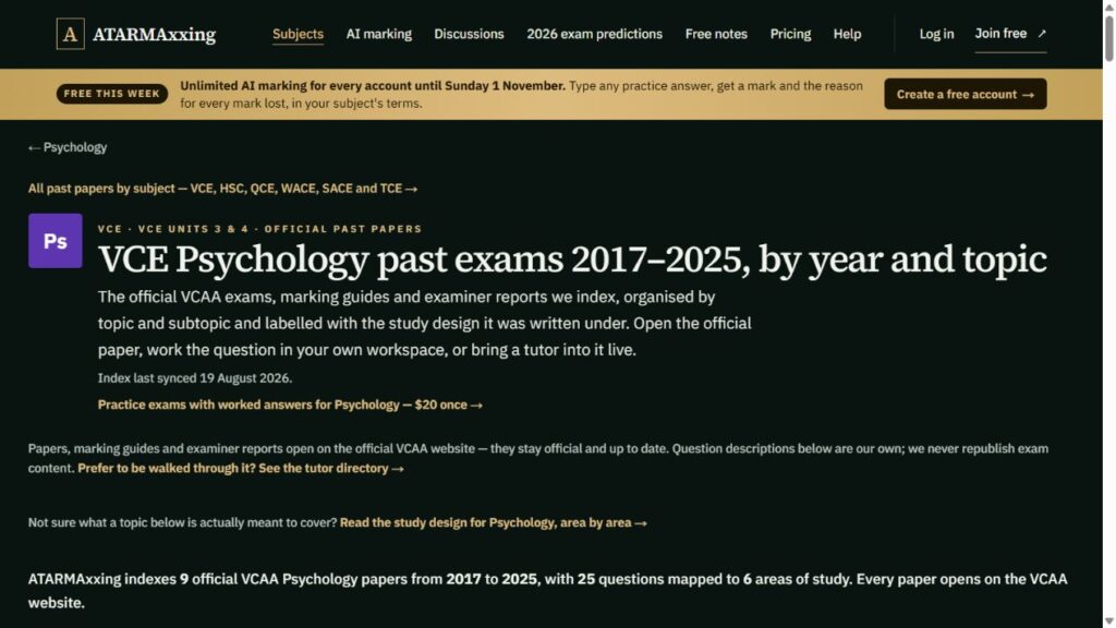 Year 12 Past Papers and AI Marking: Check Your Answers
