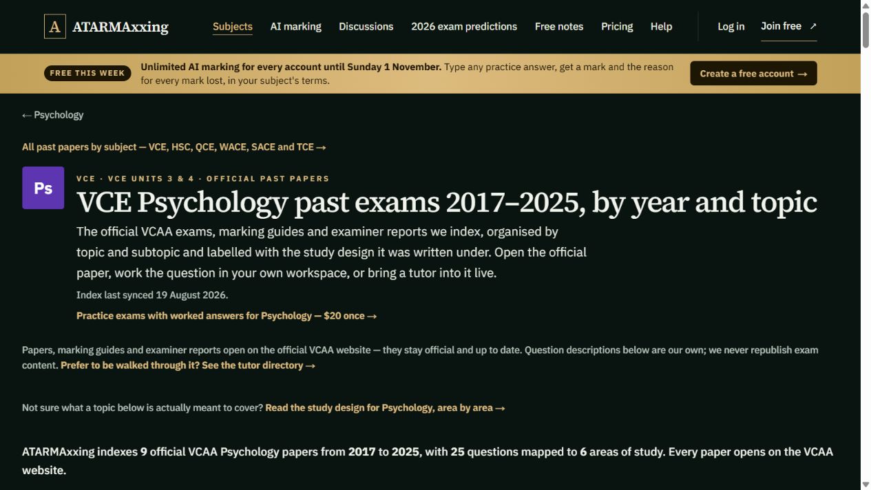 Year 12 Past Papers and AI Marking: Check Your Answers