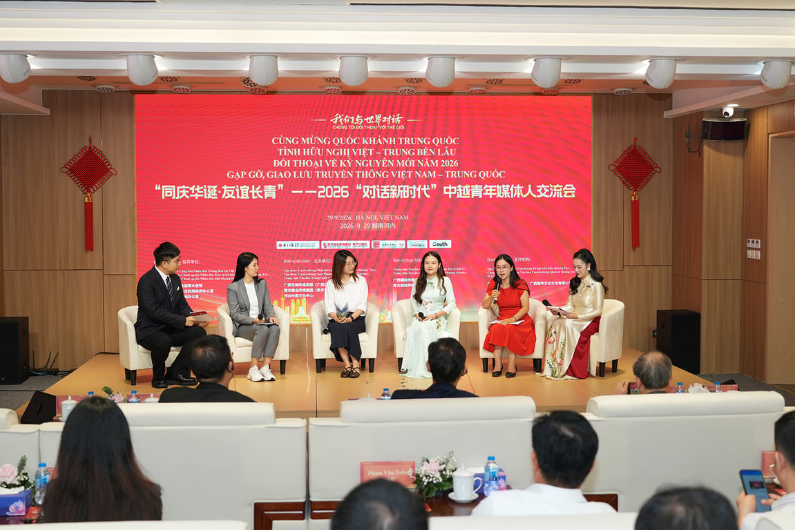 Đối thoại Thời đại mới 2026: Giao lưu những người làm truyền thông trẻ Trung Quốc – Việt Nam được tổ chức tại Hà Nội