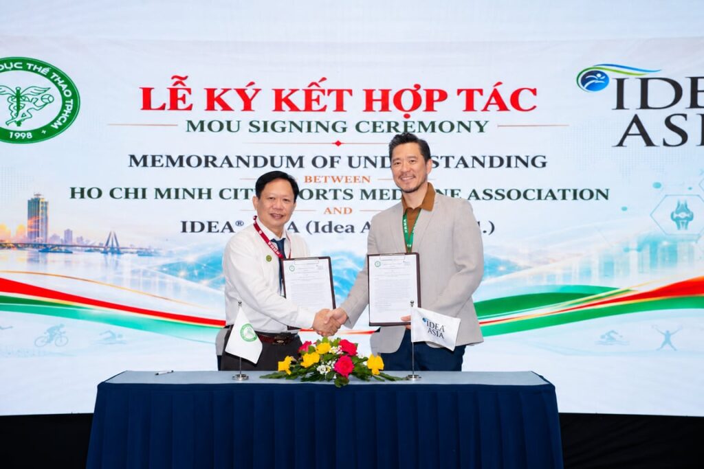 IDEA® ASIA và HSMA ký kết MOU hợp tác về đào tạo y học thể thao và fitness
