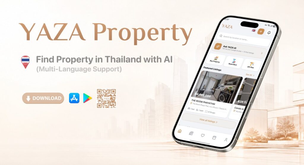 YAZA Property เปิดตัวแพลตฟอร์มอสังหาริมทรัพย์ขับเคลื่อนด้วย AI มุ่งยกระดับการค้นหาอสังหาริมทรัพย์ในประเทศไทย